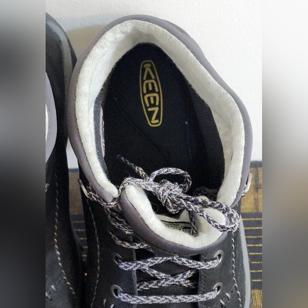 KEEN KACI size 5.5 Black HighTop Lace-up Winter Waterproof Insulated Boots - Picture 5 of 12